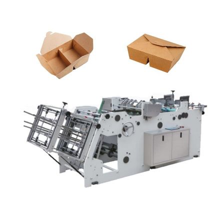 Hot Melt Forming Hamburger Box Making Machine อัตโนมัติ LJZHJ-800