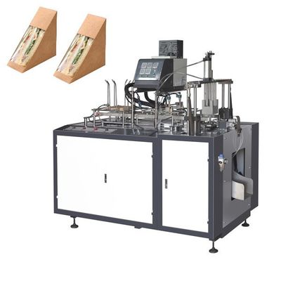 เครื่องทำกล่องอาหารกระดาษ 4KW ใช้งานง่ายประสิทธิภาพสูง